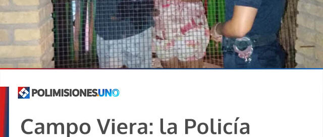 Campo Viera: la Policía rescató a un perrito perdido y lo devolvió a su dueña