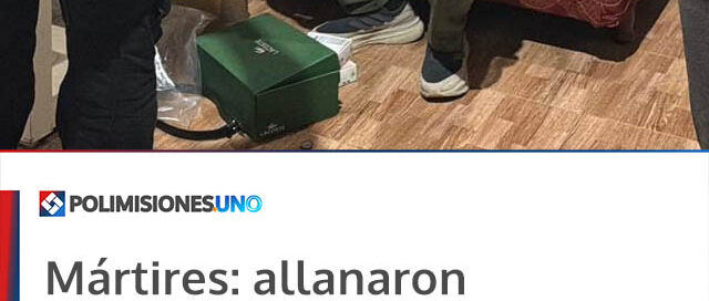 Mártires: allanaron un centro de acopio y recuperaron mercadería en causa por millonaria estafa a un comercio de Posadas