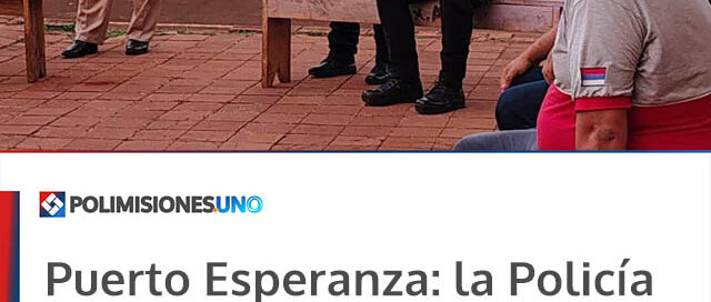 Puerto Esperanza: la Policía se reunió con vecinos del barrio KM 1 para fortalecer la prevención