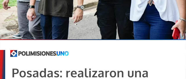 Posadas: realizaron una caminata informativa de seguridad en la Chacra 109