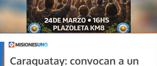 Caraguatay: convocan a un encuentro pacífico en medio de la crisis institucional