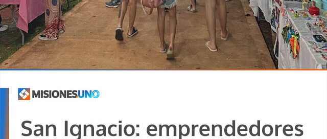 San Ignacio: emprendedores locales participaron de una feria para mostrar y vender sus productos