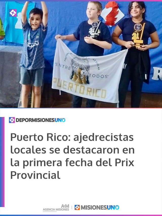 Puerto Rico: ajedrecistas locales se destacaron en la primera fecha del Prix Provincial