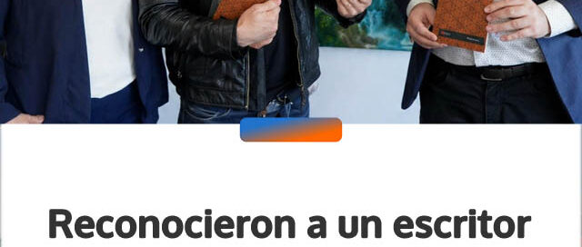 Reconocieron a un escritor de Alem seleccionado para la Feria Internacional del Libro