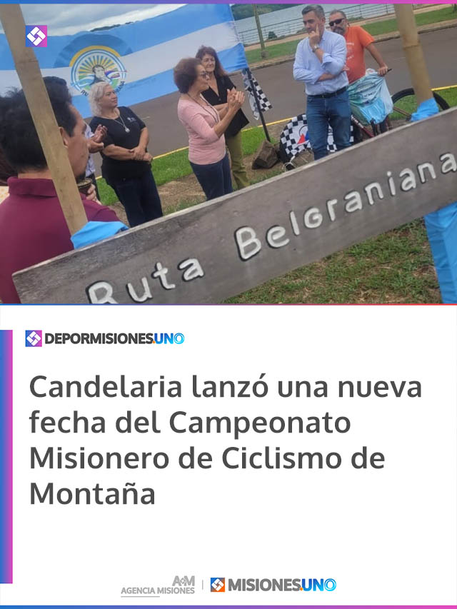 Candelaria lanzó una nueva fecha del Campeonato Misionero de Ciclismo de Montaña