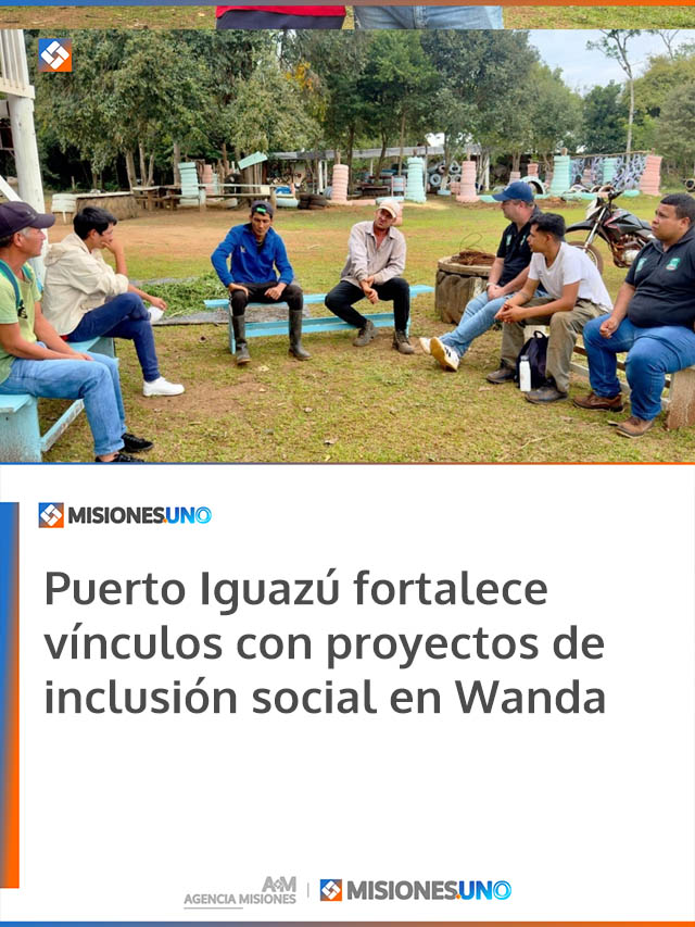 Puerto Iguazú fortalece vínculos con proyectos de inclusión social en Wanda