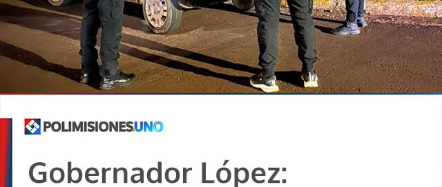 Gobernador López: recuperaron un auto robado en Buenos Aires durante un operativo policial