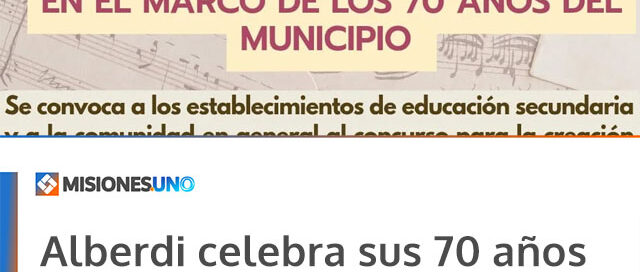 Alberdi celebra sus 70 años con una convocatoria abierta a la comunidad