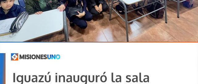 Iguazú inauguró la sala primaria de la Escuela Nuestra Señora de Belén N° 0931