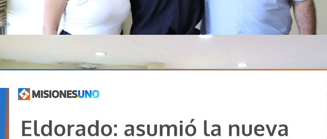 Eldorado: asumió la nueva directora de Deportes y se concretó el traspaso de funciones