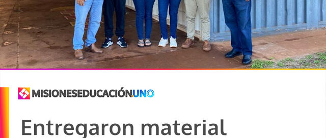 Entregaron material didáctico en la Escuela Especial N° 52 de San Antonio