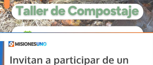 Invitan a participar de un taller de compostaje en Puerto Iguazú