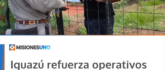 Iguazú refuerza operativos de control de vectores y concientización contra el dengue en distintos barrios