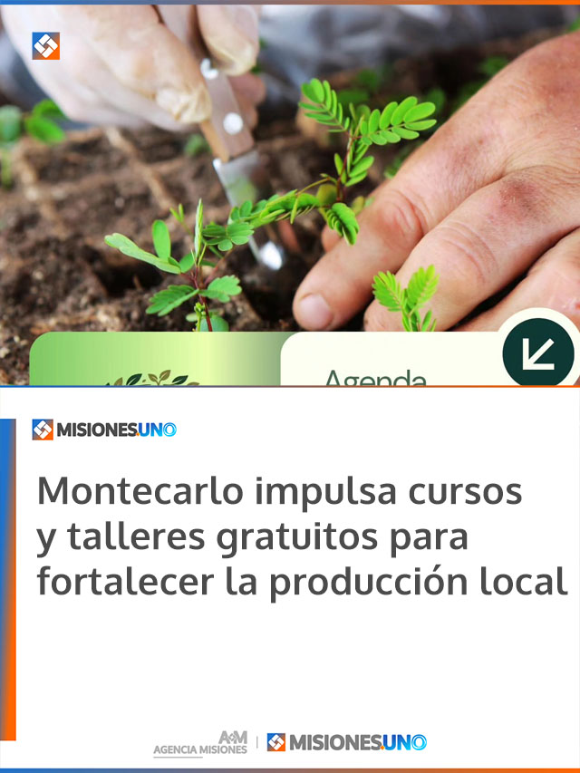 Montecarlo impulsa cursos y talleres gratuitos para fortalecer la producción local