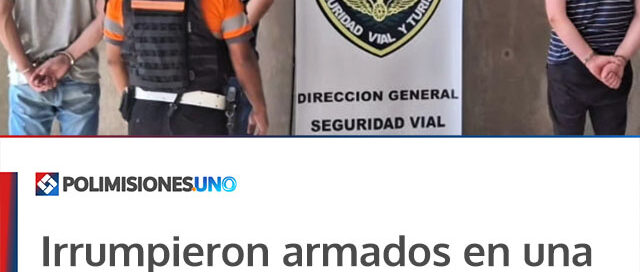 Irrumpieron armados en una casa por una deuda: tres detenidos en Posadas, dos con pedido de captura