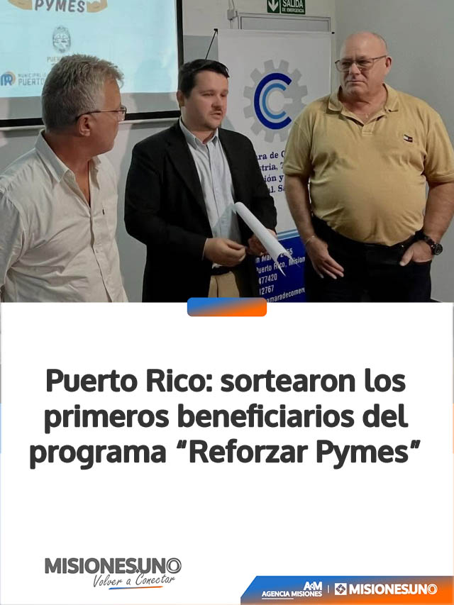 Puerto Rico: sortearon los primeros beneficiarios del programa “Reforzar Pymes”