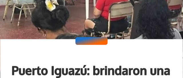 Puerto Iguazú: brindaron una charla para familias sobre riesgos de retos virales en redes sociales
