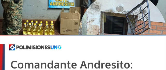 Comandante Andresito: frustraron un robo en un depósito municipal y detuvieron al sospechoso
