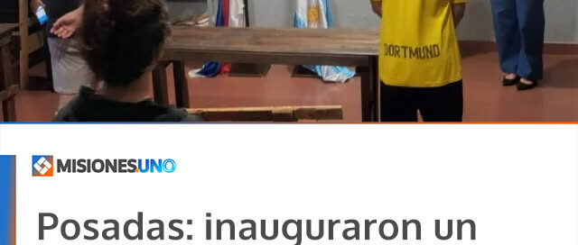 Posadas: inauguraron un Aula Satélite en el CeMoAS para garantizar el acceso a la educación