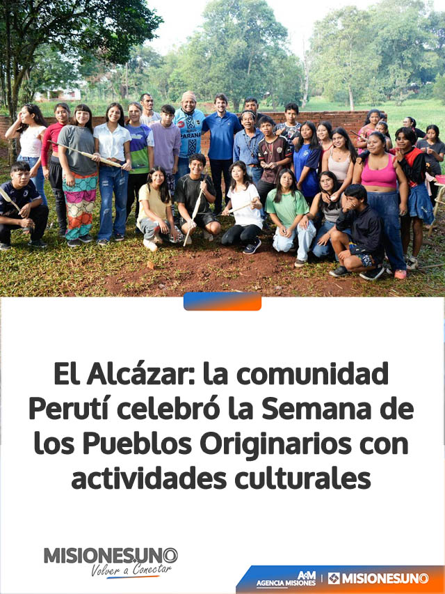 El Alcázar: la comunidad Perutí celebró la Semana de los Pueblos Originarios con actividades culturales
