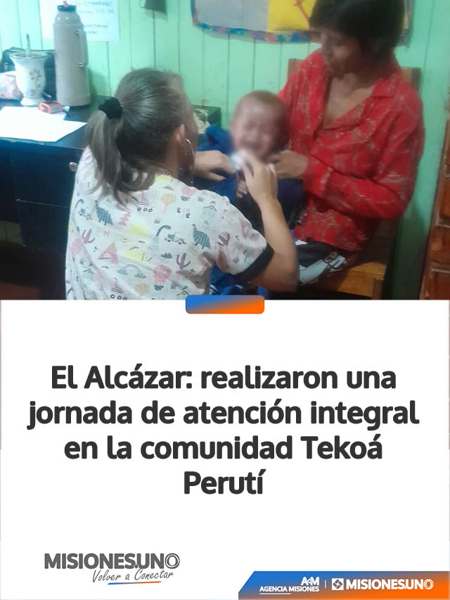 El Alcázar: realizaron una jornada de atención integral en la comunidad Tekoá Perutí