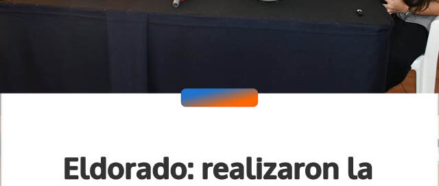 Eldorado: realizaron la primera entrega de bonos del programa “Por mi Barrio”