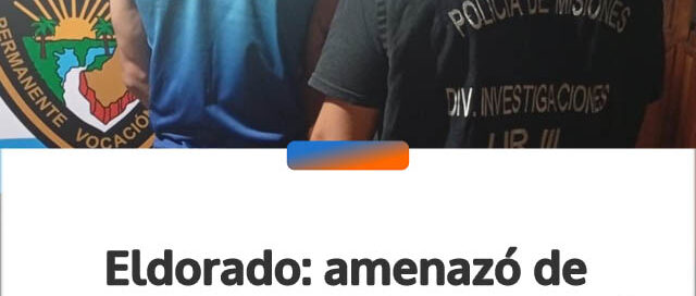 Eldorado: amenazó de muerte a su pareja, intentó evadir a la Policía y terminó detenido