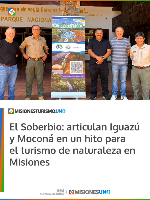 El Soberbio: articulan Iguazú y Moconá en un hito para el turismo de naturaleza en Misiones