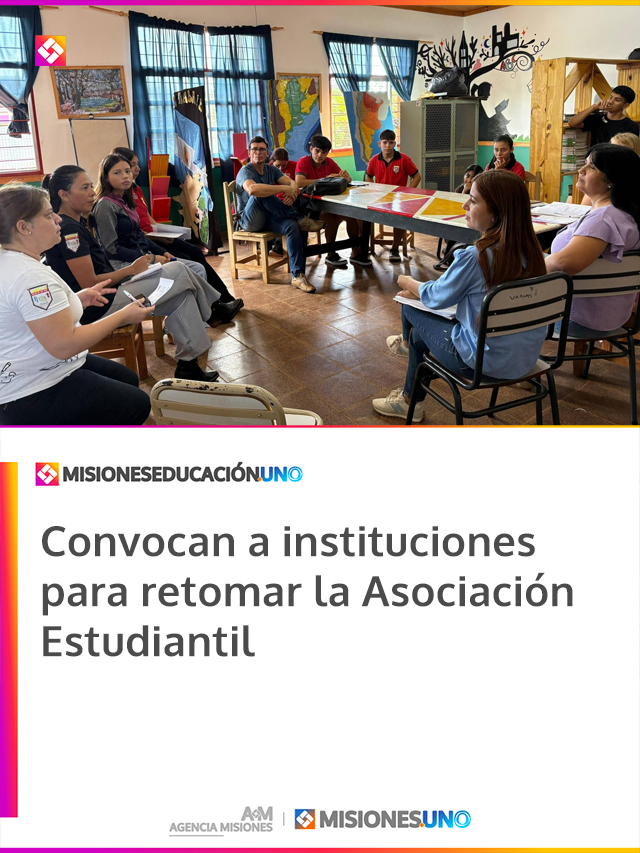 Convocan a instituciones para retomar la Asociación Estudiantil