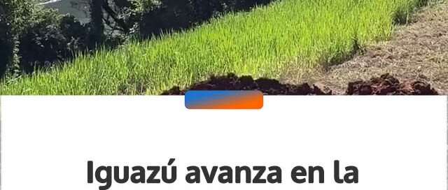Iguazú avanza en la construcción de un nuevo mirador sobre la costanera