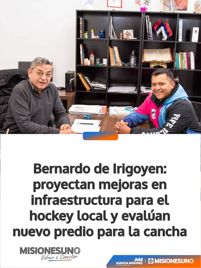 Bernardo de Irigoyen: proyectan mejoras en infraestructura para el hockey local y evalúan nuevo predio para la cancha