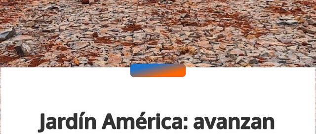 Jardín América: avanzan obras de empedrado en el barrio Virgen de Itatí