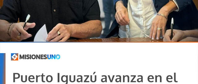Puerto Iguazú avanza en el ordenamiento territorial con la firma de un plan de manejo sostenible