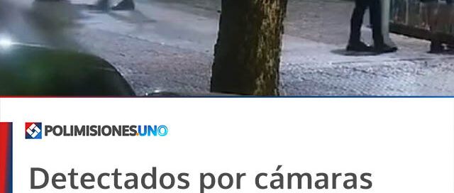 Detectados por cámaras del 911 cuando seguían a un hombre para robarle: dos detenidos en Posadas