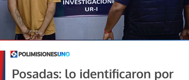 Posadas: lo identificaron por cámaras del 911 robando una moto y lo detuvieron tras un allanamiento