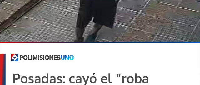 Posadas: cayó el “roba garrafas” del barrio Palomar tras ser identificado por cámaras