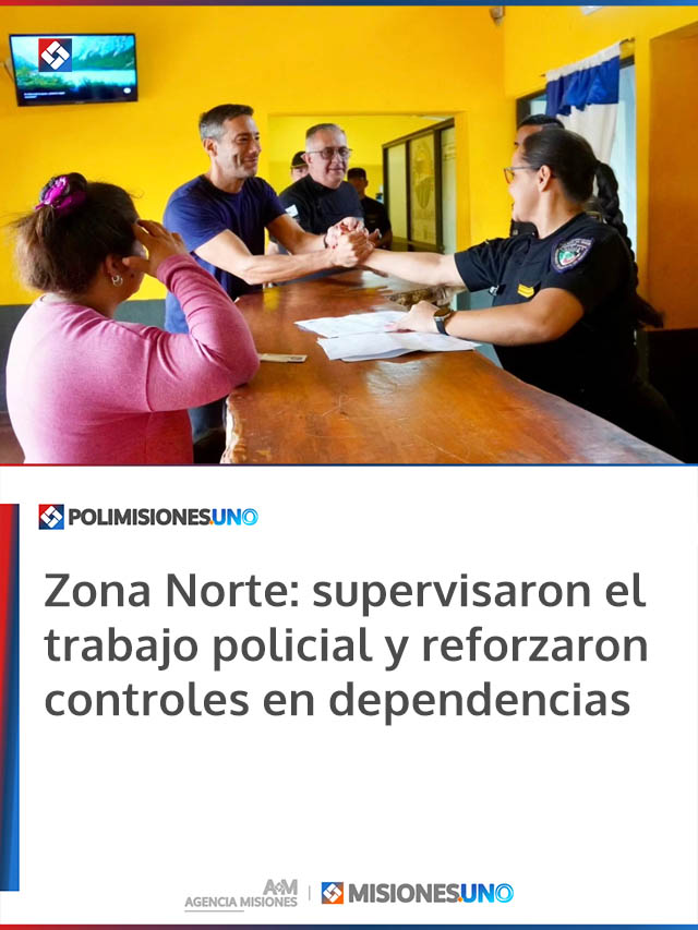 Zona Norte: supervisaron el trabajo policial y reforzaron controles en dependencias