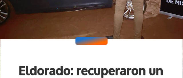 Eldorado: recuperaron un vehículo robado en Buenos Aires tras una investigación policial