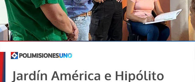 Jardín América e Hipólito Yrigoyen: realizaron reuniones de seguridad para reforzar acciones preventivas