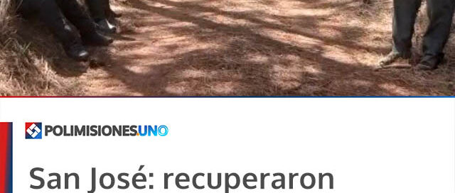 San José: recuperaron ganado robado en Colonia San Juan tras un intenso rastrillaje