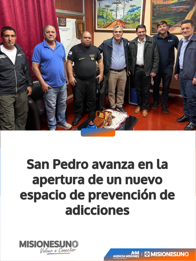 San Pedro avanza en la apertura de un nuevo espacio de prevención de adicciones