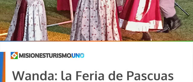 Wanda: la Feria de Pascuas convocó a vecinos y turistas con propuestas culturales y recreativas