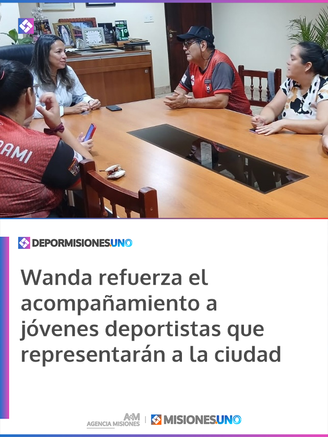 Wanda refuerza el acompañamiento a jóvenes deportistas que representarán a la ciudad