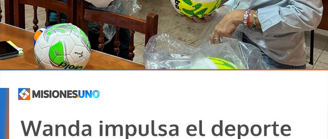 Wanda impulsa el deporte local con nueva entrega de equipamiento deportivo