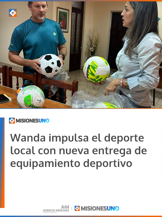 Wanda impulsa el deporte local con nueva entrega de equipamiento deportivo