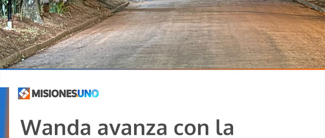 Wanda avanza con la instalación de luminarias LED en la avenida Vuelta de Obligado