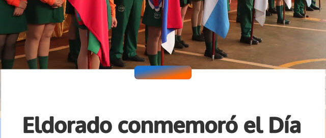 Eldorado conmemoró el Día de su Bandera Oficial con un emotivo acto