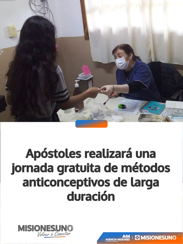 Apóstoles realizará una jornada gratuita de métodos anticonceptivos de larga duración
