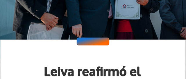 Leiva reafirmó el compromiso de generar más oportunidades para El Soberbio