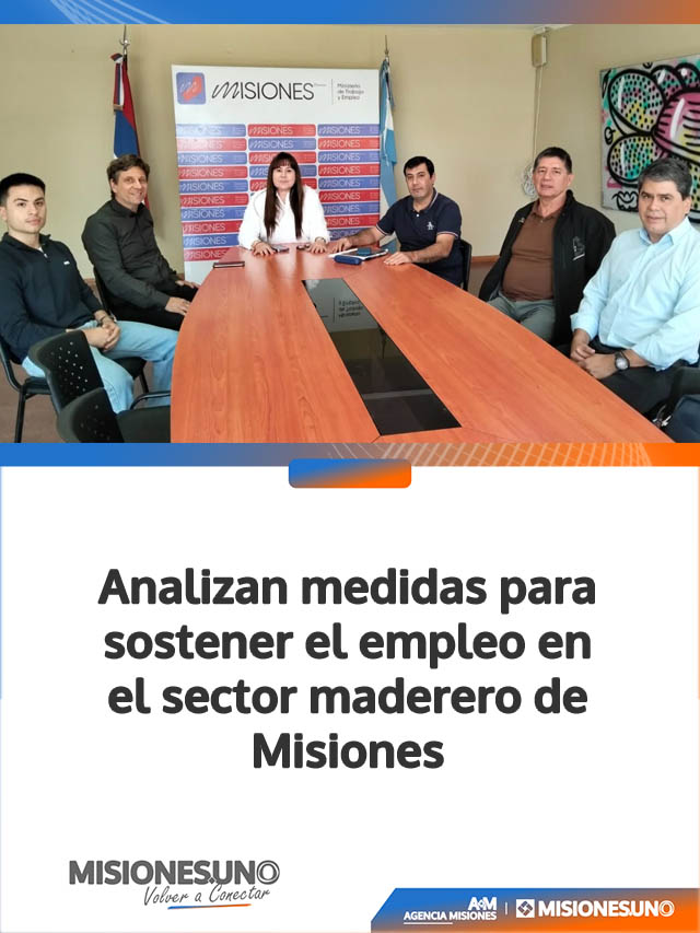 Analizan medidas para sostener el empleo en el sector maderero de Misiones